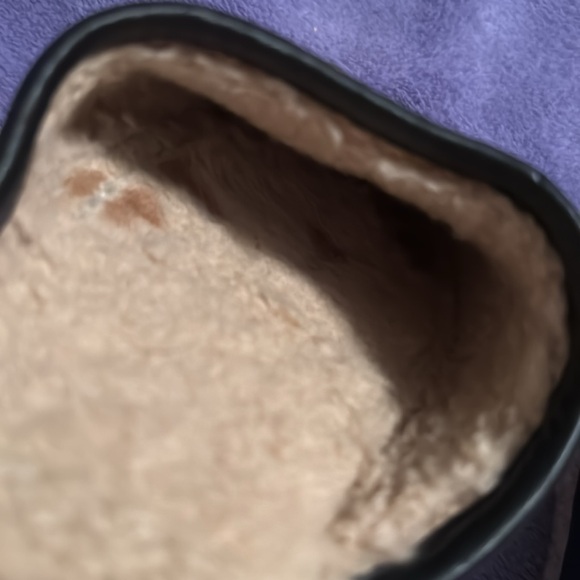 Gucci Black Leather Shearling Horsebit Fria Loafers Size 38 - Picture 4 of 7